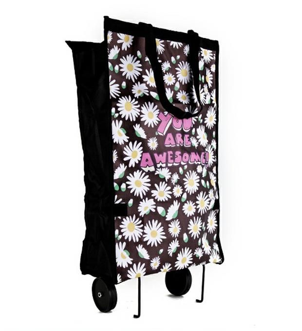 Bolso 32x51 carrito plegable estampa personalizada x1u