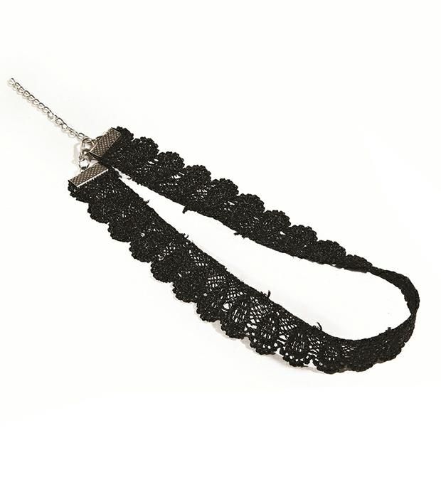 Choker encaje mediano x1u