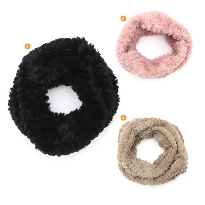 Cuello doble dama 58x19 cm piel con textura x1u