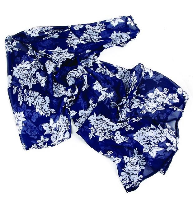 Kimono 125cm largo poliester con mangas flores-liso x1u