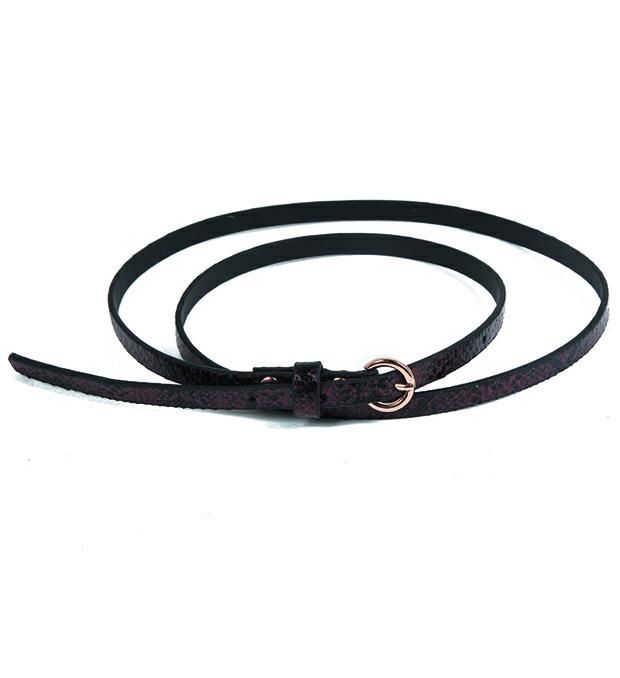 Cinto fino crocco con talles especiales x1u