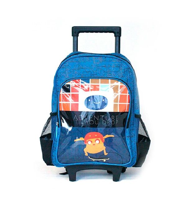 Mochila con carro 17 pulg Hora de Aventura x1u