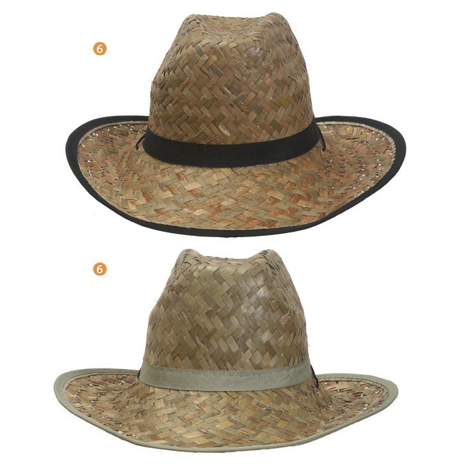 Sombrero Cowboy Alto Simil Paja con ajuste x1u