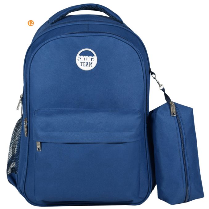 Mochila Varon 600D Con Cartuchera Desmontable- 16 Pulg x1u
