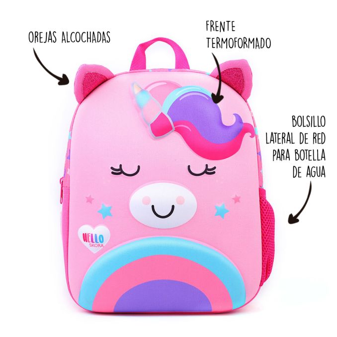 Mochila jardin nena termoformada 1 cierre 30.5x9x24cm-12\