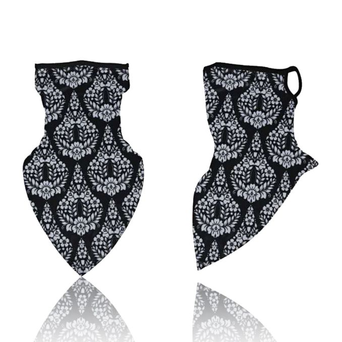 Tapaboca pañuelo estampado bandana; x1u