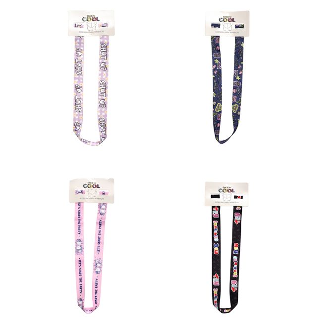 Accesorio para barbijo cinta estampada teen; x1u