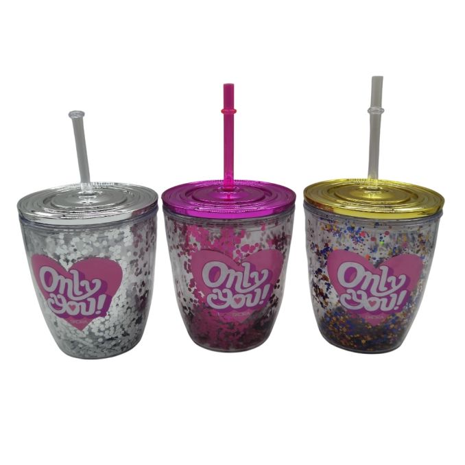 Vaso confetti 350 ml x1u