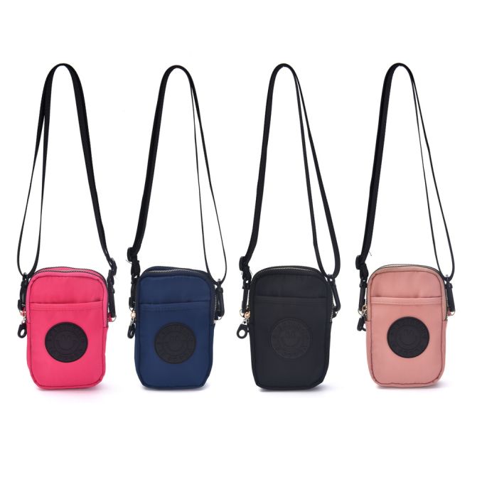 Bandolera portacelular nylon 17x10.5cm x1u