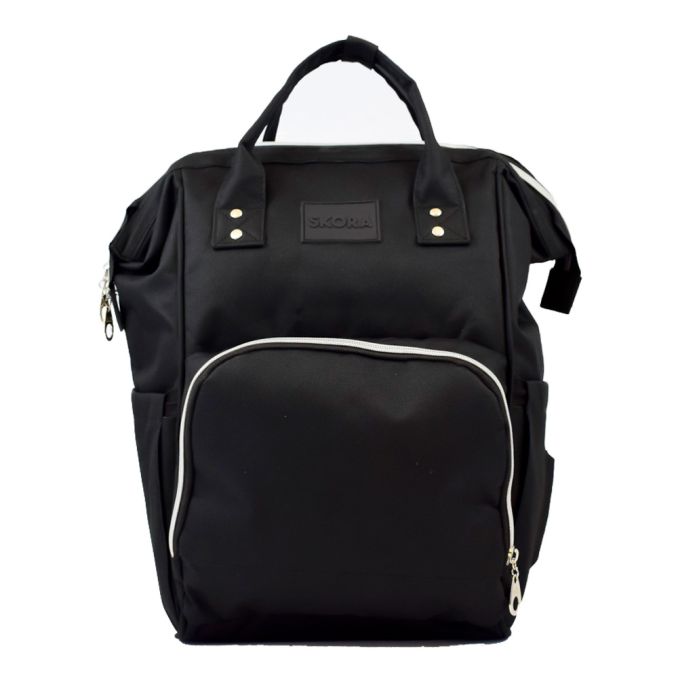 Mochila Maternal boca de pez 600D con cambiador 24x17x38cm x1u