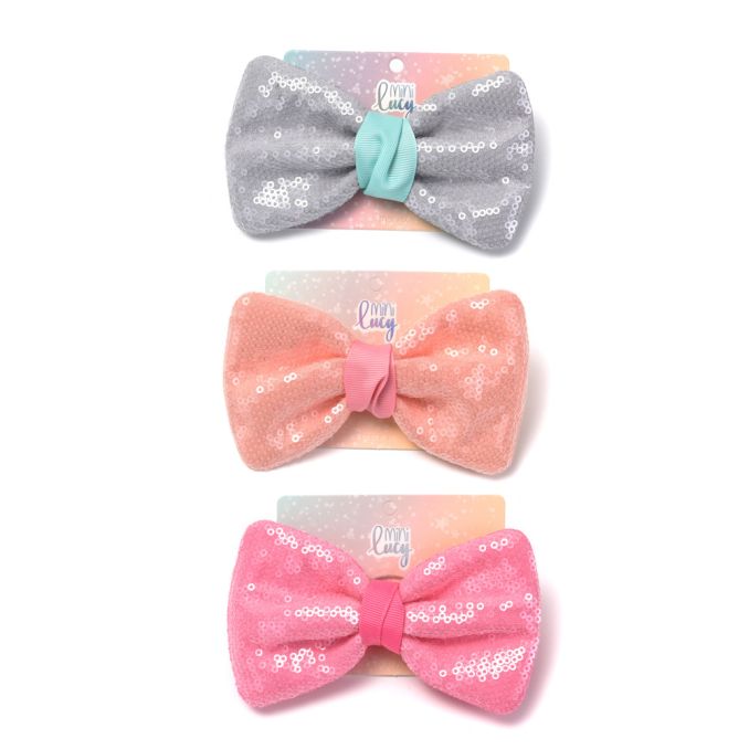 Gomita infantil moño 8cm; x1u