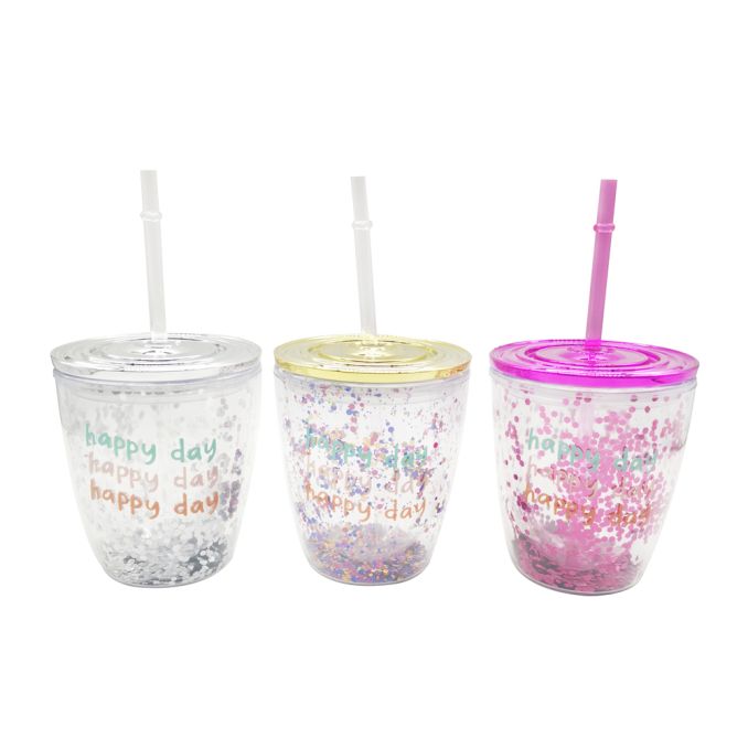 Vaso confetti 350 ml x1u