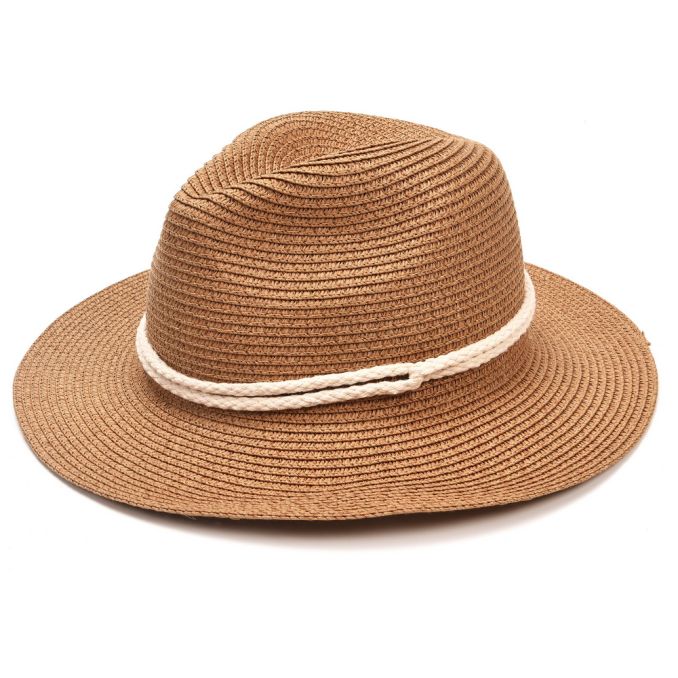 Sombreros capelina dama con cuerda 58cm x1u