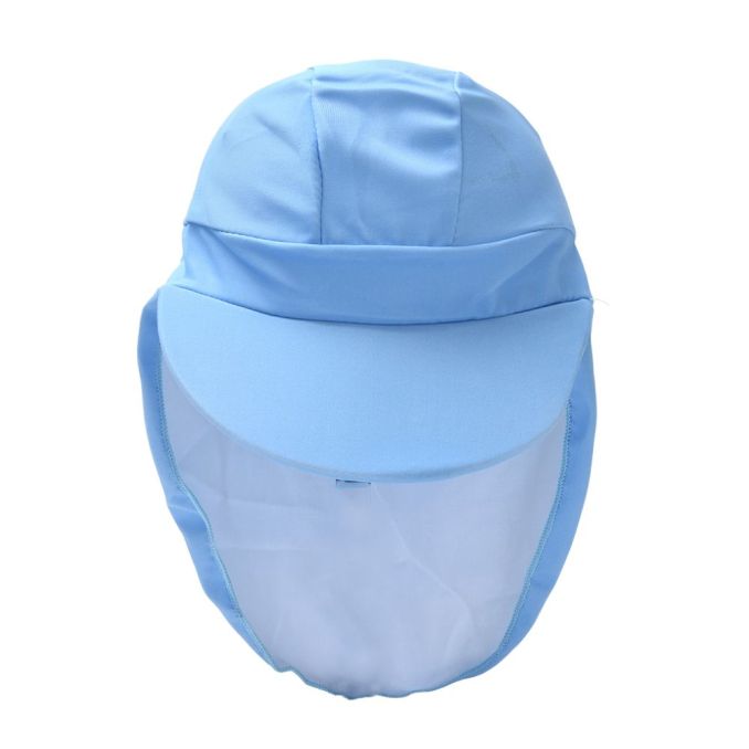 Gorro infantil con filtro UV liso x1u / Surtido mínimo: 12x Celeste
