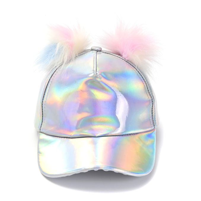 Gorro cap infantil con pompom; x1u