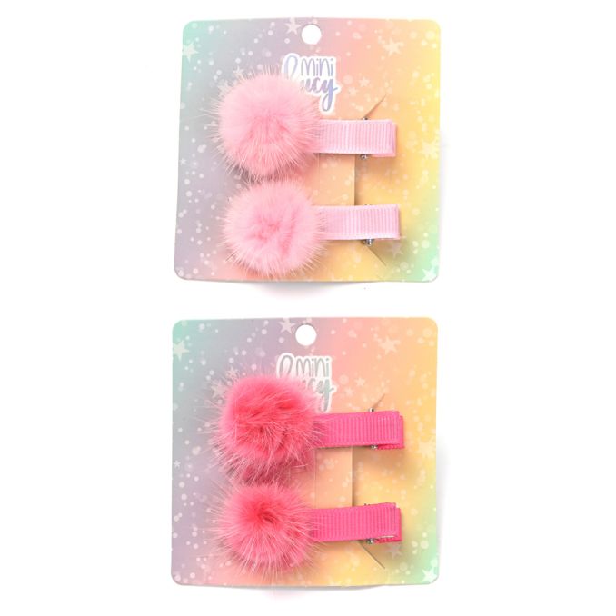 Set infantil pico pompom; x2u