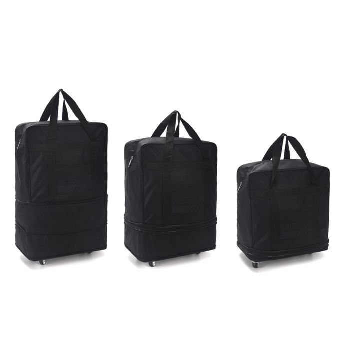 Bolso CHECK IN expandible con 4  ruedas 63x40x20 cm x1u