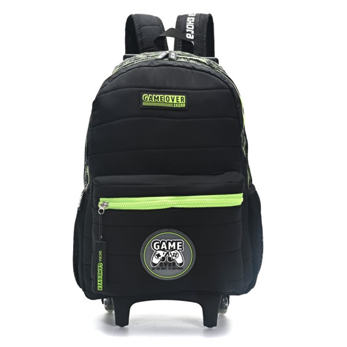 Mochila carro Lets Play Gamer game over matelasse con llavero 32x45x15cm 18 - x1u