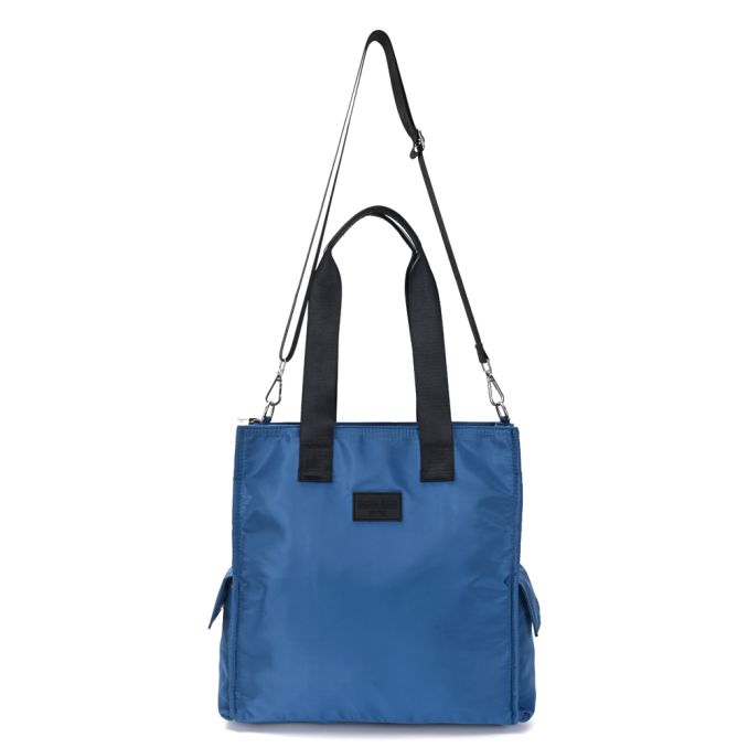 Shopper Garibaldi bolsillos laterales 35x34x12cm - x1u
