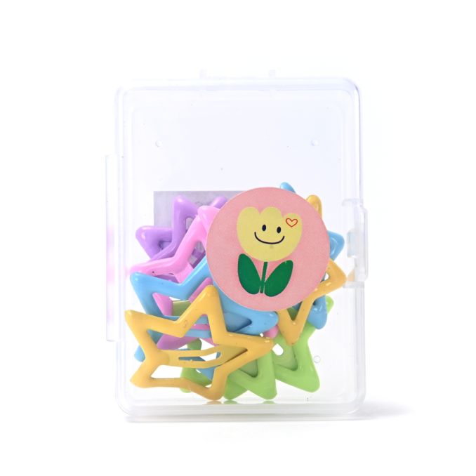 Set de tictac estrella en cajita - x10u