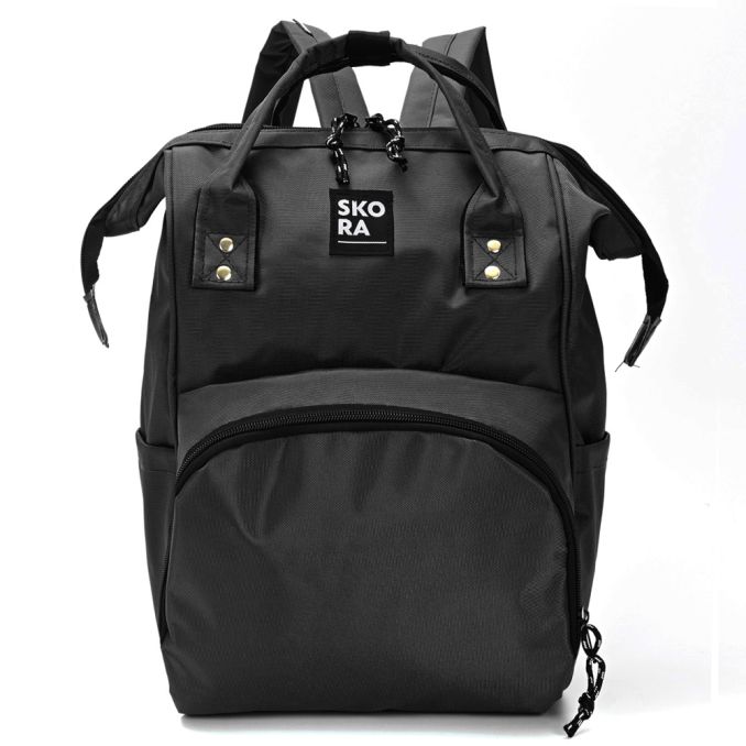 Mochila maternal boca de pez con cambiador 14pulg 35x24x14cm - x1u