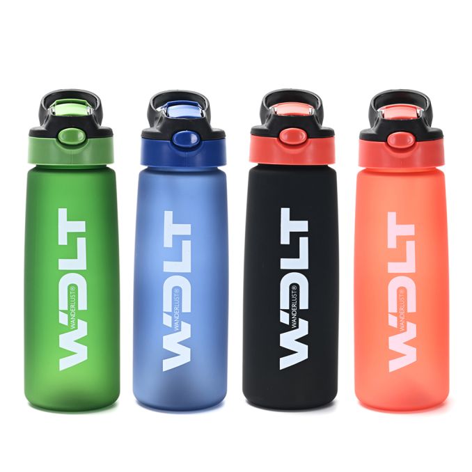 Botella deportiva pico retractil 800 ml - x1u