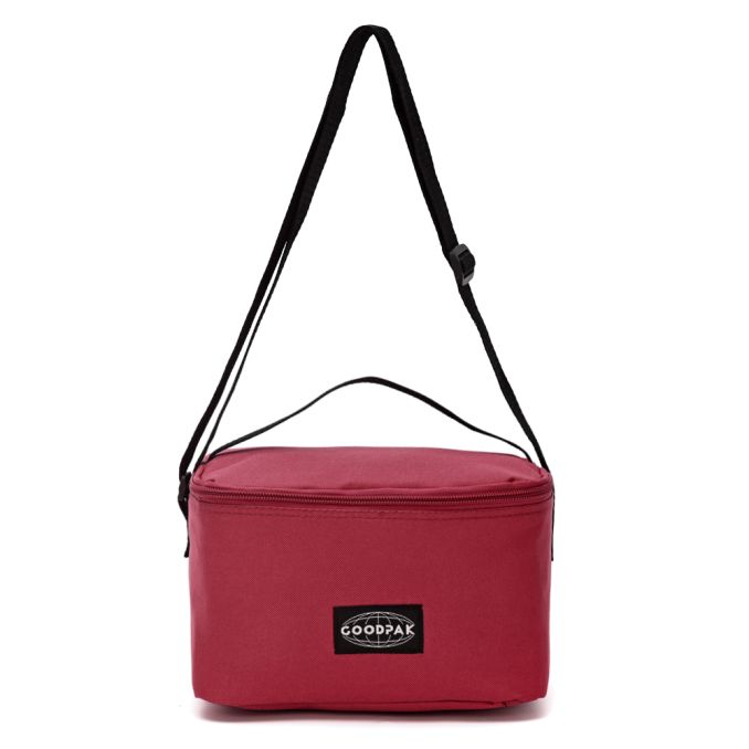 Lunchera Goodpak bordo 14x22x15 cm; x1u
