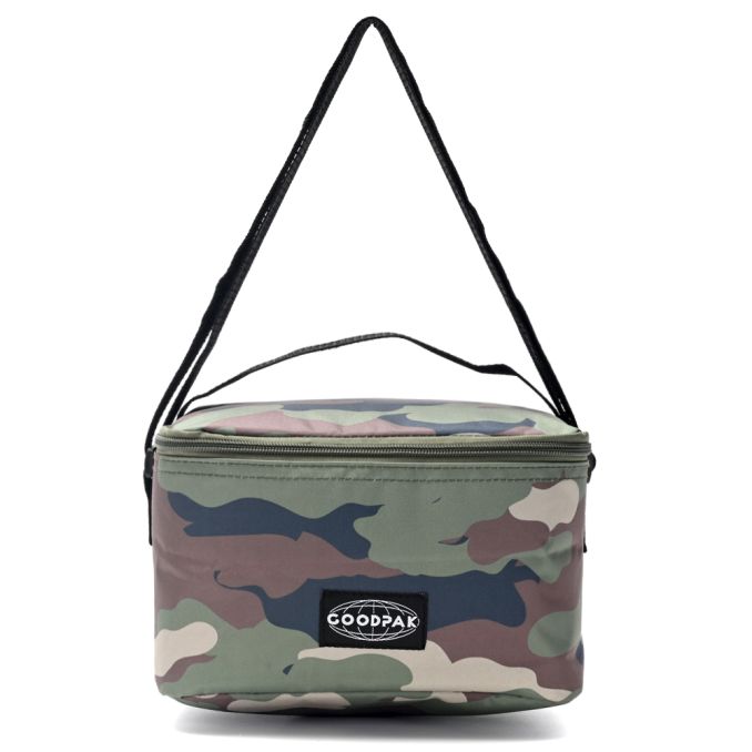 Lunchera Goodpak print camuflado 14x22x15 cm; x1u