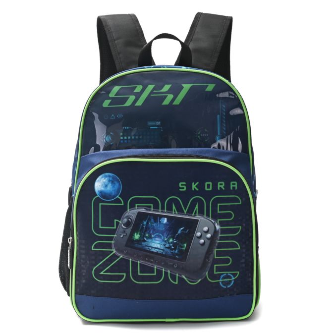 Mochila Gamer game zone con llavero 40x29x17cm 16 Pulg; x1u