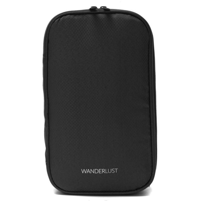 Neceser de viaje pleglable con gancho para colgar Wanderlust 22x14.5cm - x1u