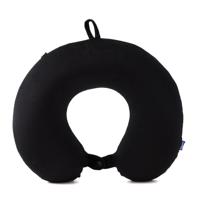 Almohadita de viaje Memory Foam plegable con bolsa de guardado Wanderlust 33x28cm - x1u