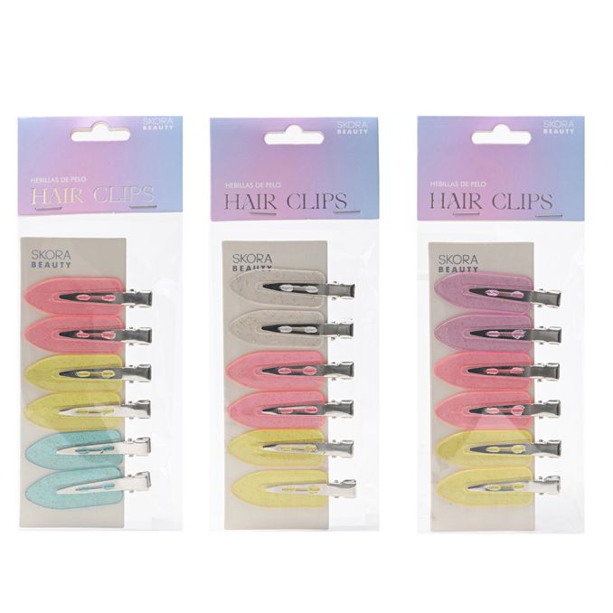 Set hebillas planas para makeup - x6u