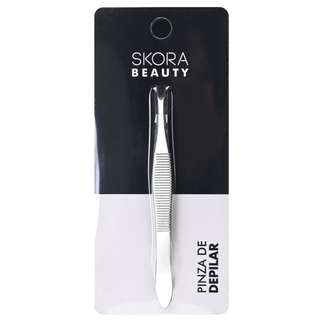 Pinza de depilar acero inoxidable x1u