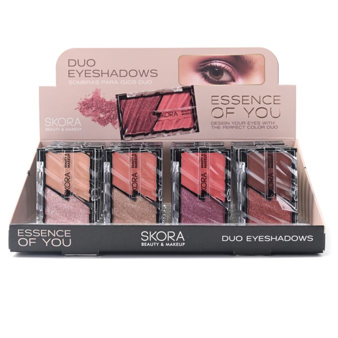 Sombras para ojos 2 tonos. x24u.