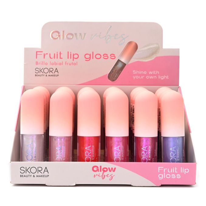 Brillo labial frutal x24u.
