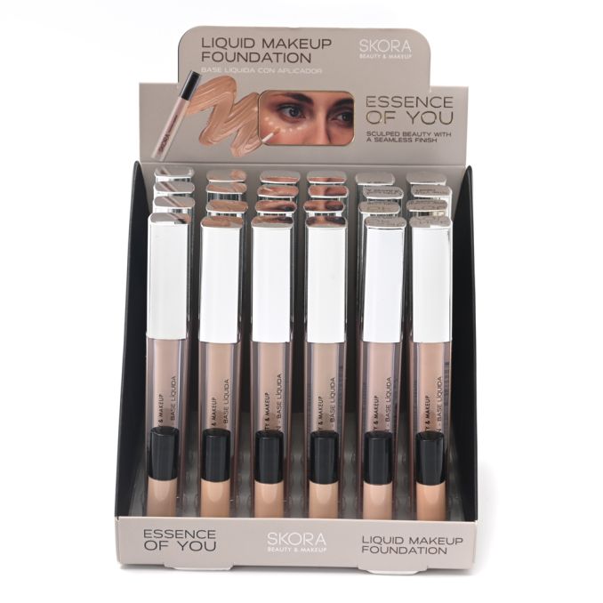 Maquillaje fluido con aplicador x24u.