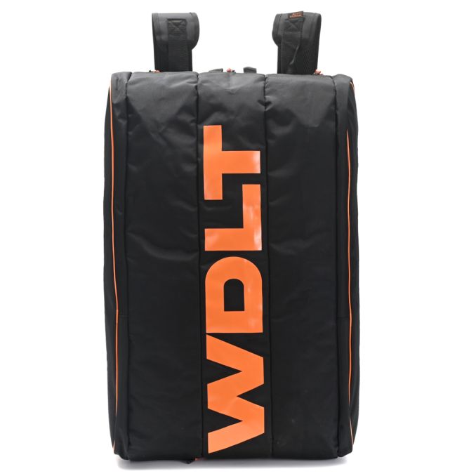 Bolso raquetero termoformado Tenis con triple compartimento y zapatero. Capacidad hasta 12 raquetas