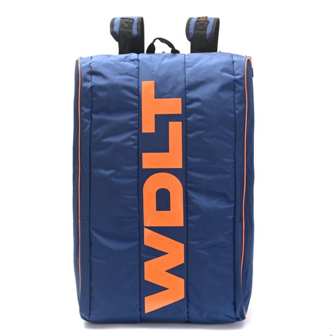 Bolso raquetero termoformado Tenis con triple compartimento y zapatero. Capacidad hasta 12 raquetas