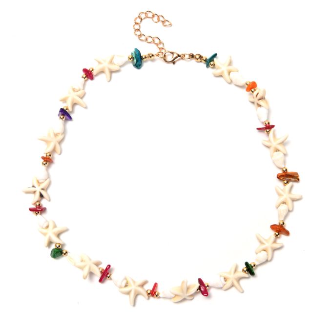 Collar caracolas x1u.