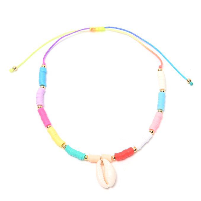 Tobillera multicolor x1u.