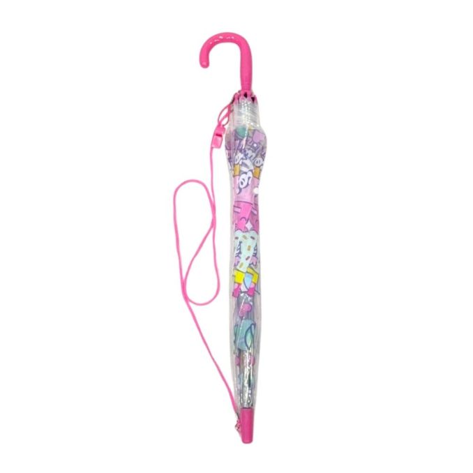 Paraguas cristal semi automatico Skora 19Pulg; x1u