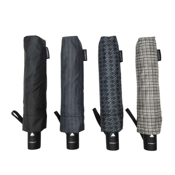 Paraguas semi automatico Wanderlust 21.5Pulg; x1u