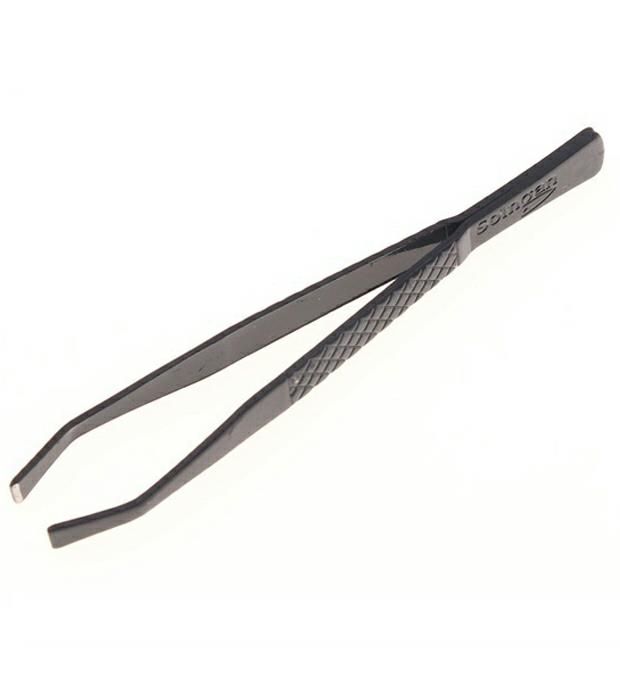 Pinza depilar punta plana x1u