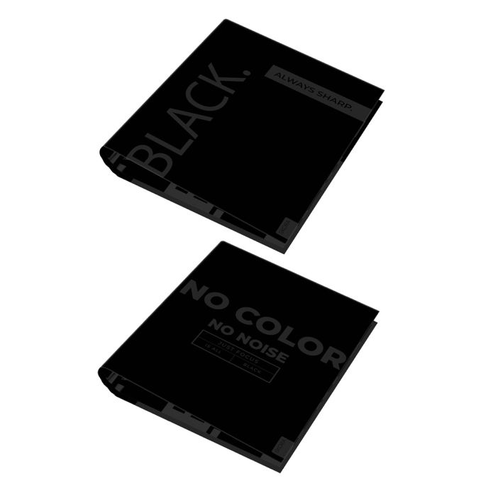 Carpeta escolar 2x40 Black x1u.