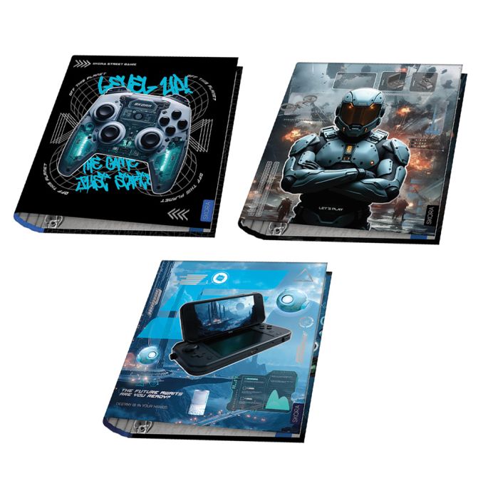 Carpeta escolar 3x40 Gamer x1u.