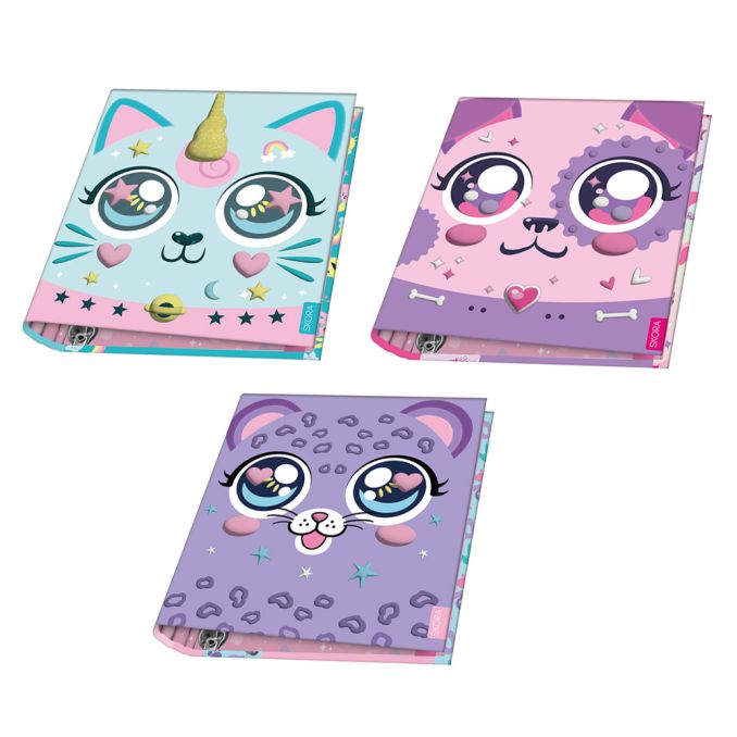 Carpeta escolar 3x40 Glam Safari x1u.