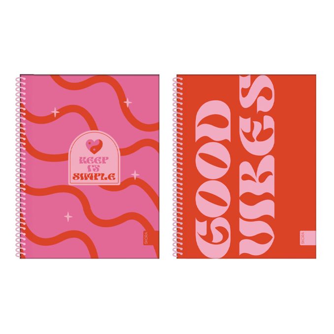 Cuaderno universitario tapa flexifle 80 hojas 80 grs Groovie x1u.