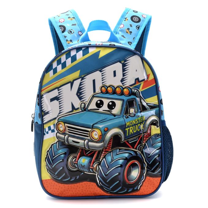 Mochila Petit termoformada camion con Luz 22x30x10cm 12 Pulg. x1u.