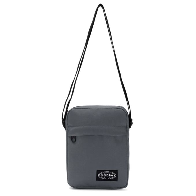 Morral Goodpak bolsillo delantero cemento 21x16x5.5cm; x1u