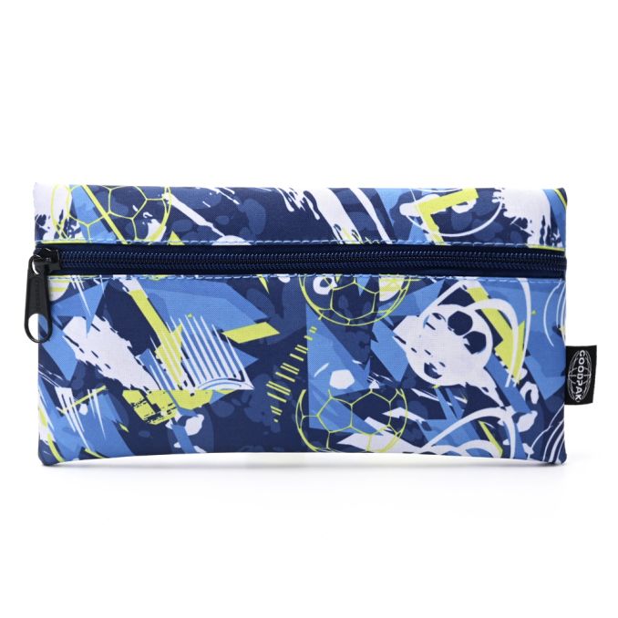 Cartuchera Goodpak print Futbol 22x11.5 cm x1u